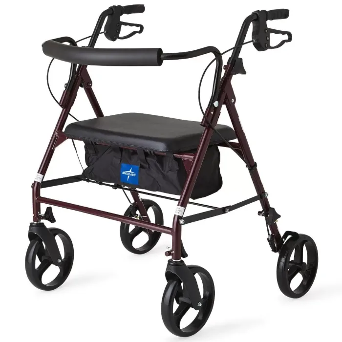 Economical heavy duty rolling walker for obese people