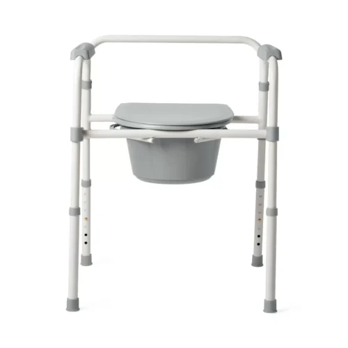 Commode: 3-in-1 Folding Steel Chair for Easy and Convenient Use