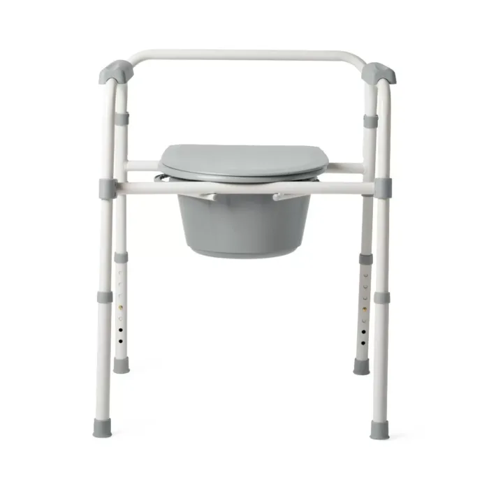 Commode: 3-in-1 Folding Steel Chair for Easy and Convenient Use