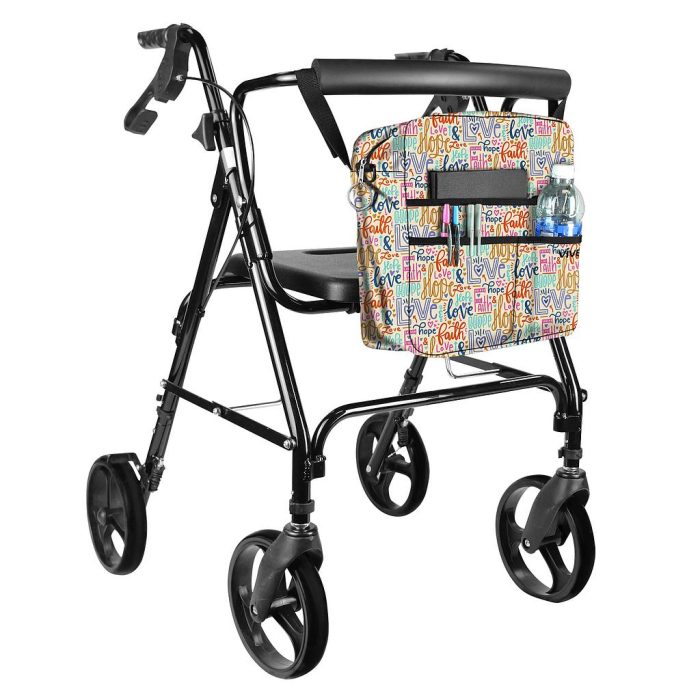 Rollator: Comfortable and Sturdy with Padded Seat and Backrest