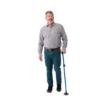 TriGlide Folding Cane Blue - Image 4