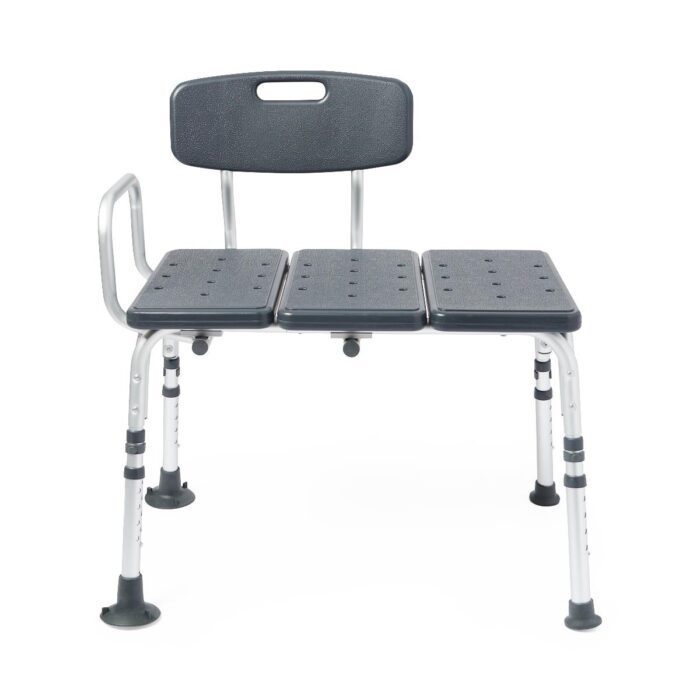 Transfer Bench Height-Adjustable, Slip-Resistant & Easy Assembly