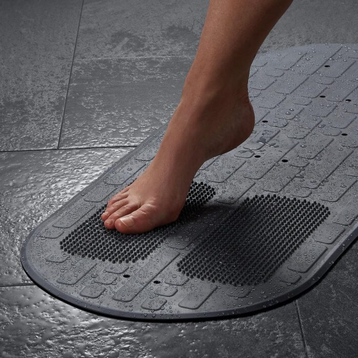 Shower and Tub: Slip-Resistant Bath Mat with Microban Protection