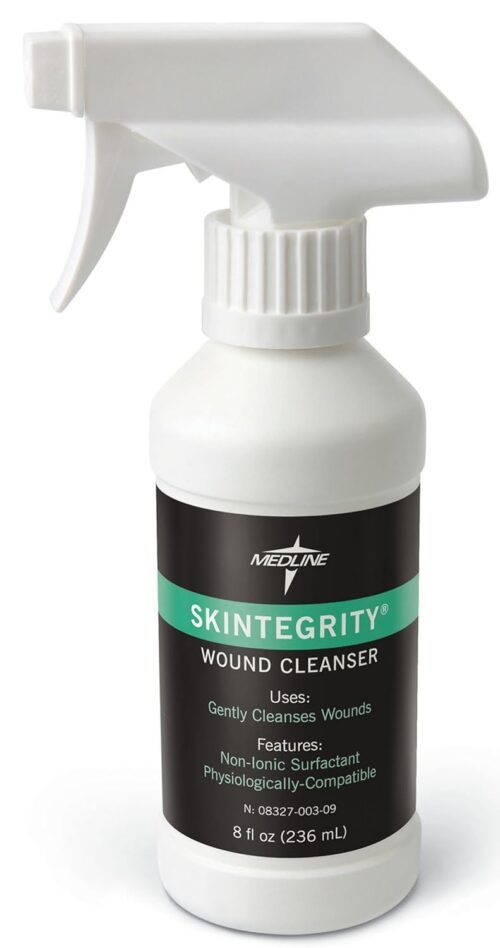 gentle surfactant to allow fast, thorough and gentle cleansing of wounds in all stages adjustable nozzle for best application In fact, it hurt healthy cells or impede the wound healing process Lastly, it comes in an eight-ounce spray bottle