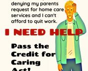 Support Family Caregivers: Pass the Credit for Caring Act!