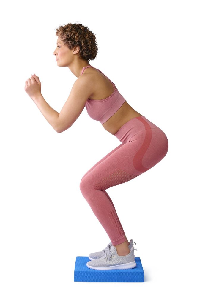 Blue Foam Pad for Balance Training